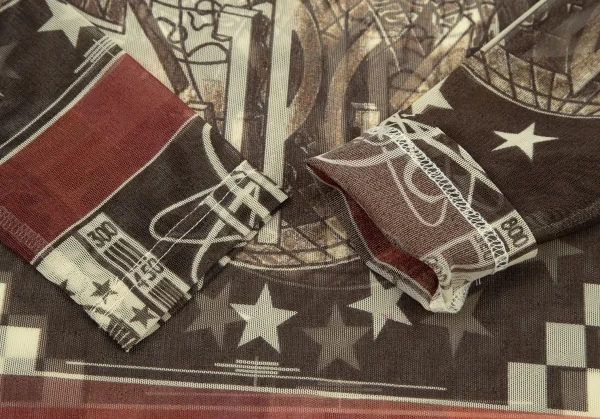 ジャンポールゴルチエJean Paul GAULTIER PARIS グラフィックプリントパワーネットカットソー ベージュモカ40 K-105607_005