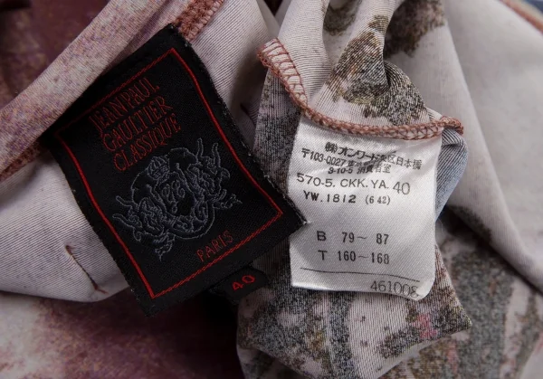 Jean-Paul GAULTIER CLASSIQUE Stretched Long Sleeve Top K-105614_012