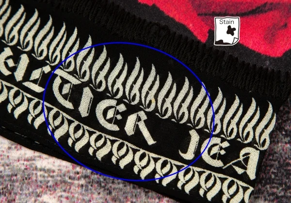 ジャンポールゴルチエ クラシックJean Paul GAULTIER CLASSIQUE グラフィックローズプリントカットソー グレー赤黒40 K-105618_009