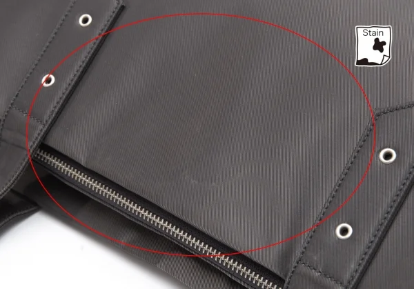 Jean Paul GAULTIER Metal Logo plate Tote Bag K-105639_012