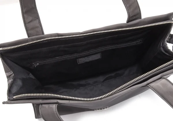 Jean Paul GAULTIER Metal Logo plate Tote Bag K-105639_014