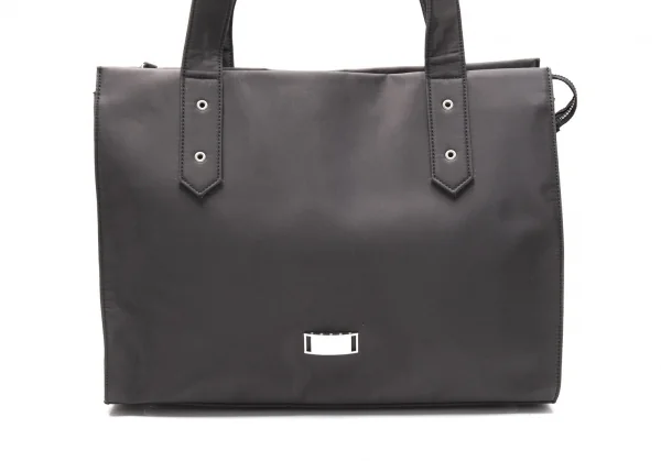 Jean Paul GAULTIER Metal Logo plate Tote Bag K-105639_002