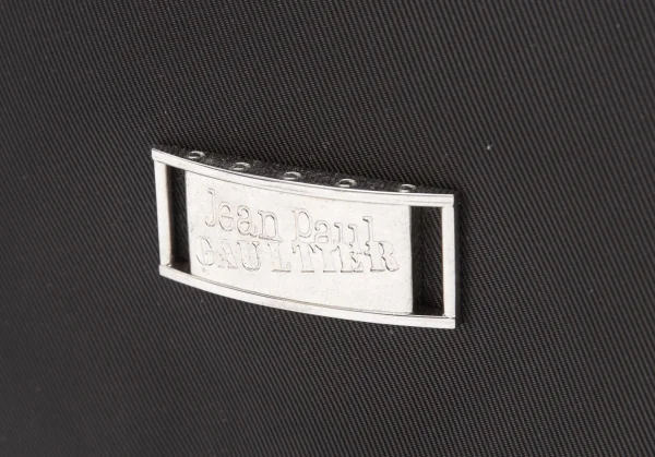 Jean Paul GAULTIER Metal Logo plate Tote Bag K-105639_005