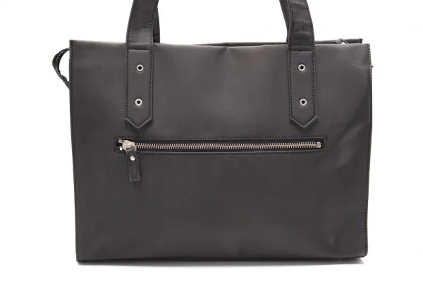 Jean Paul GAULTIER Metal Logo plate Tote Bag K-105639_007