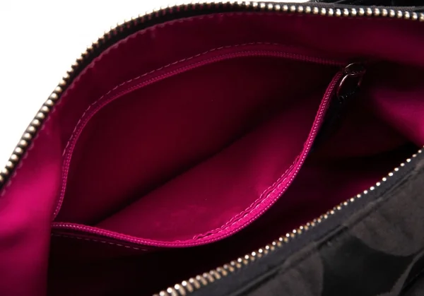 コーチCOACH シグネチャー2WAYショルダーバッグ 黒 K-105640_017