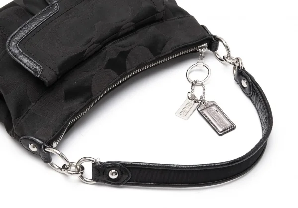 コーチCOACH シグネチャー2WAYショルダーバッグ 黒 K-105640_007