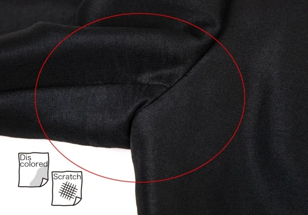 ヨウジヤマモト ファムYohji Yamamoto FEMME モヘヤシルク裁ち切りパフスリーブジャケット 黒1 K-105657_005