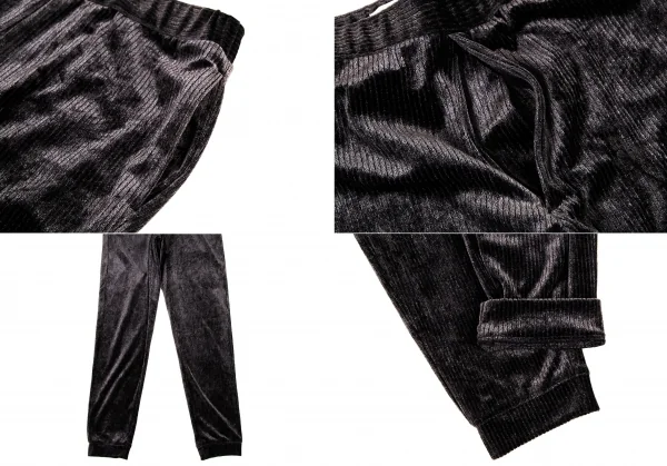 イッセイミヤケ メンISSEY MIYAKE MEN ベロアリブセットアップスーツ チャコールL K-105697_016