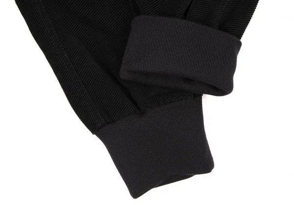 バーバリーロンドンBURBERRY LONDON コットンコーデュロイリブクロップドパンツ 黒36 K-105698_008