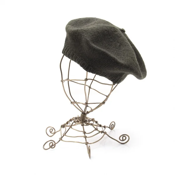 ラルフローレンRalph Lauren ウールカシミヤニットベレー 深緑 K-105712_002