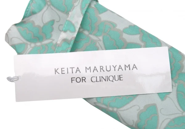新品!ケイタマルヤマKEITA MARUYAMA×クリニークCLINIQUE 晴雨兼用折りたたみ傘 ミントグリーン K-105713_012