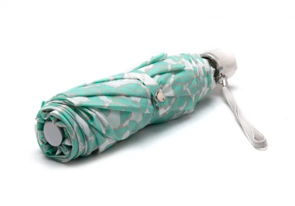 新品!ケイタマルヤマKEITA MARUYAMA×クリニークCLINIQUE 晴雨兼用折りたたみ傘 ミントグリーン K-105713_002