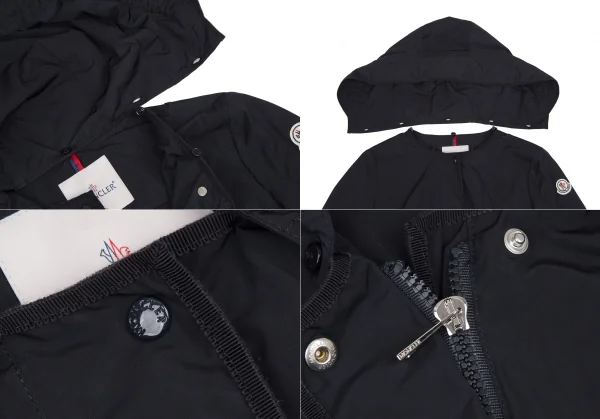 モンクレールMONCLER アンテミスANTHEMIS ダブルジップフーテッドコート 紺2 K-105723_004
