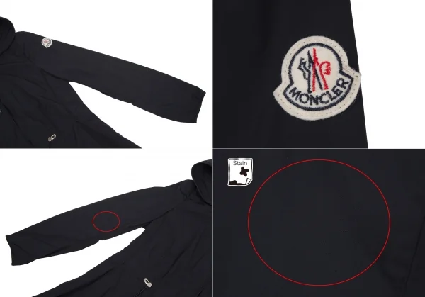 モンクレールMONCLER アンテミスANTHEMIS ダブルジップフーテッドコート 紺2 K-105723_005
