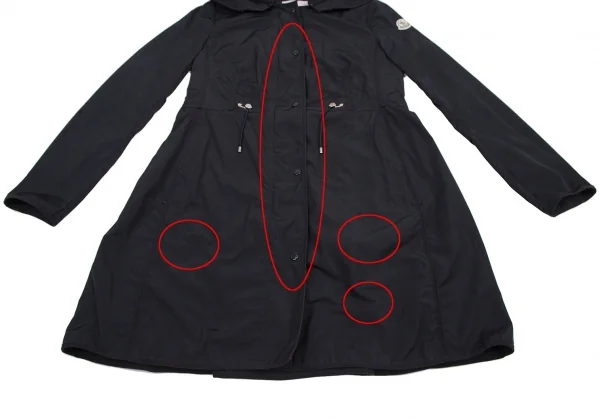 モンクレールMONCLER アンテミスANTHEMIS ダブルジップフーテッドコート 紺2 K-105723_008