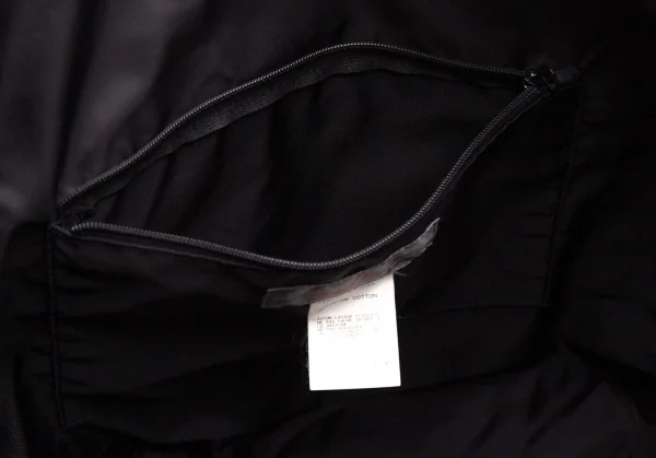 ヨウジヤマモト ノアールYohji Yamamoto NOIR コーティングキャンバスボストンバッグ 黒 K-105764_015