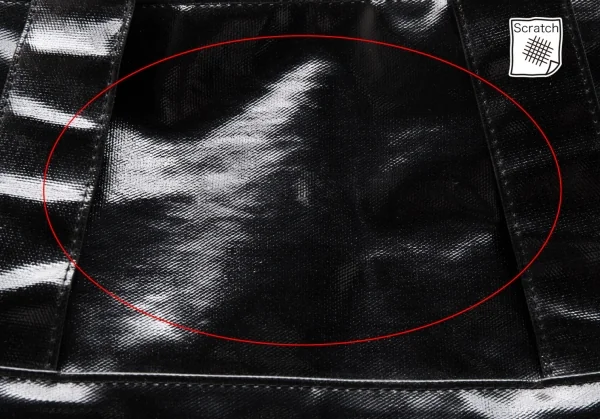 ヨウジヤマモト ノアールYohji Yamamoto NOIR コーティングキャンバスボストンバッグ 黒 K-105764_008