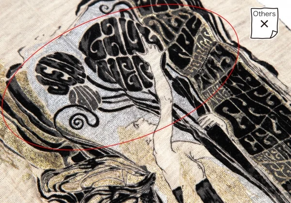 ジャンポールゴルチエ マイユファムJean Paul GAULTIER MAILLE FEMME グリッターフロッキープリントランダムジャガードニットマフラー 黒ベージュ K-105767_005