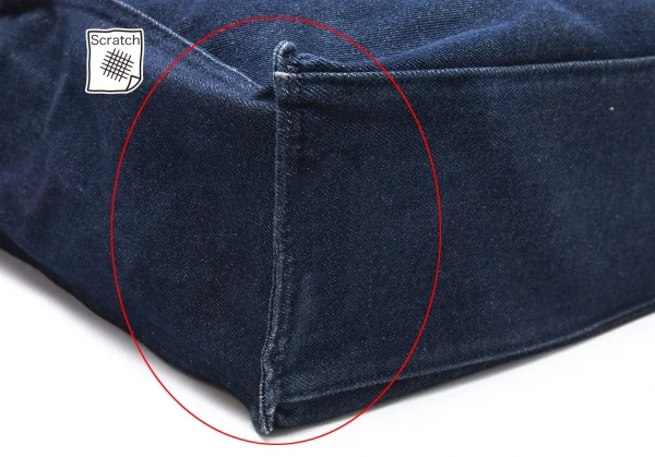 ジャンポールゴルチエJPG 日の丸パッチデニムトートバッグ インディゴ K-105769_011