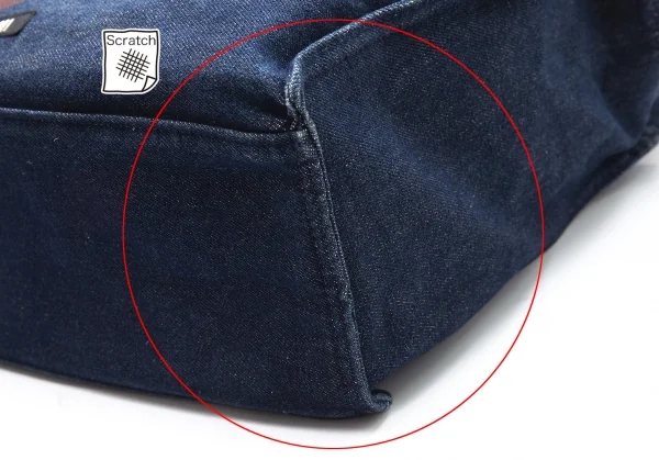 ジャンポールゴルチエJPG 日の丸パッチデニムトートバッグ インディゴ K-105769_012