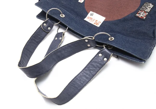 ジャンポールゴルチエJPG 日の丸パッチデニムトートバッグ インディゴ K-105769_013