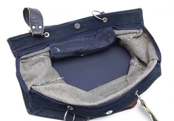 ジャンポールゴルチエJPG 日の丸パッチデニムトートバッグ インディゴ K-105769_014