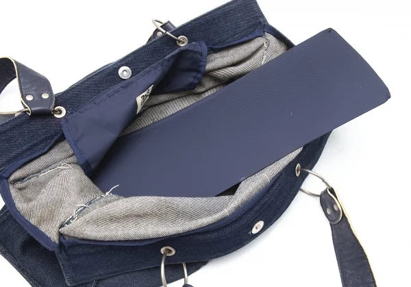 ジャンポールゴルチエJPG 日の丸パッチデニムトートバッグ インディゴ K-105769_015