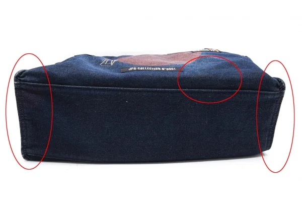 ジャンポールゴルチエJPG 日の丸パッチデニムトートバッグ インディゴ K-105769_009