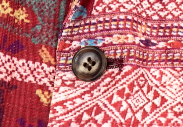 コムデギャルソン オムプリュスCOMME des GARCONS HOMME PLUS エスニックプリントテーラードジャケット 赤他M K-105781_005