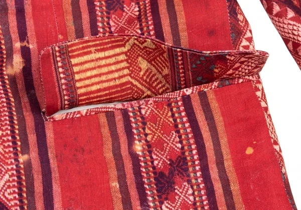 コムデギャルソン オムプリュスCOMME des GARCONS HOMME PLUS エスニックプリントテーラードジャケット 赤他M K-105781_010