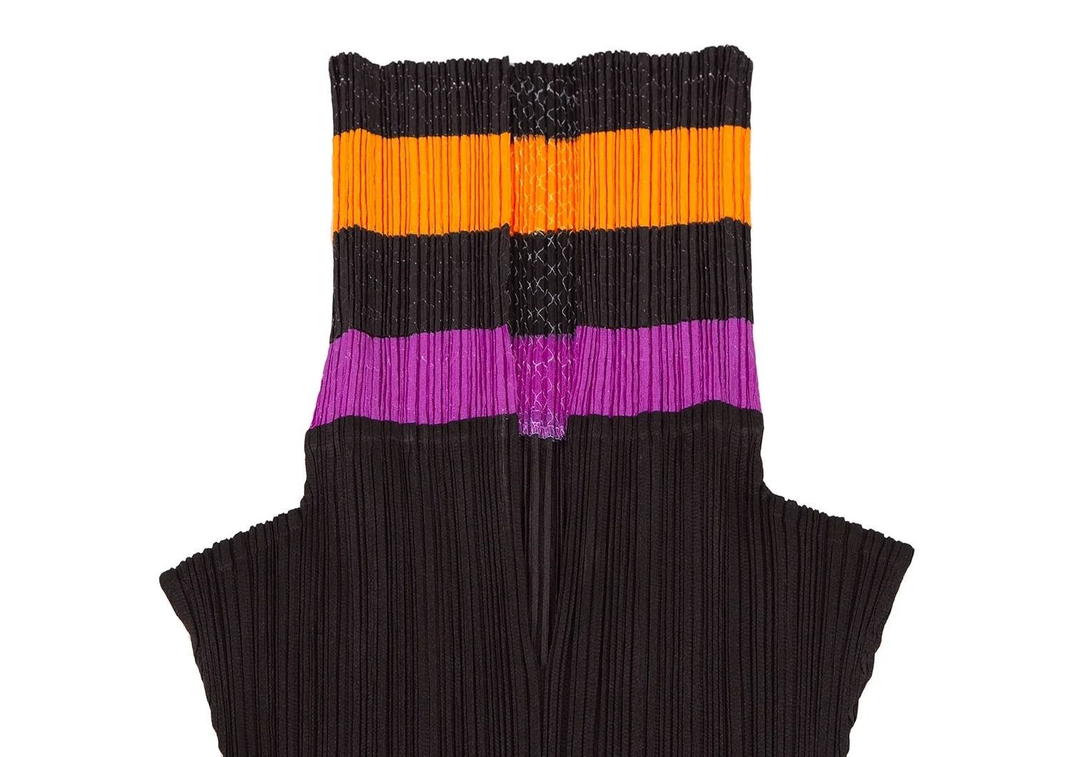 PLEATS PLEASE プリーツプリーズ ワンピース 黒 2203225J0029 プリーツプリーズPLEATS PLEASE プリーツ裾マルチボーダー