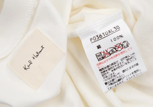 カールヘルムKarl Helmut ペナントプリントコットンTシャツ オフL位 K-105864_015