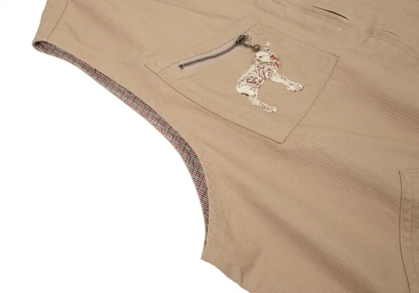 Karl Helmut Embroidery Full Zip Vest K-105868_006