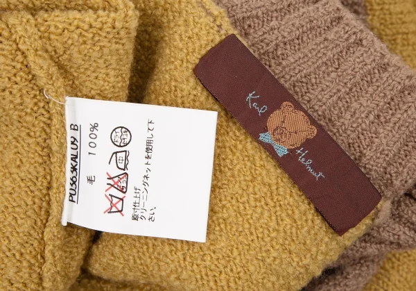 カールヘルムKarl Helmut スキーベアニットセーター マスタードM位 K-105883_013