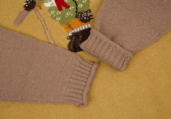 カールヘルムKarl Helmut スキーベアニットセーター マスタードM位 K-105883_006