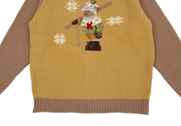カールヘルムKarl Helmut スキーベアニットセーター マスタードM位 K-105883_007