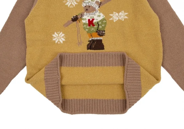 カールヘルムKarl Helmut スキーベアニットセーター マスタードM位 K-105883_008