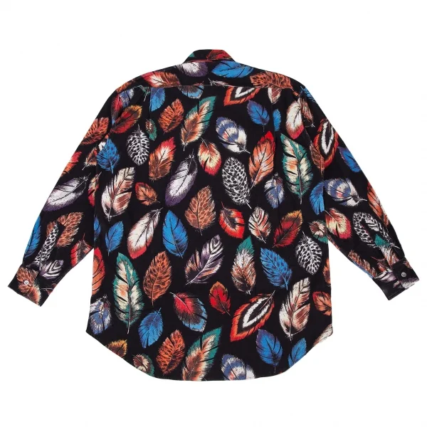 Paul Smith LONDON Feather Printed Corduroy Long Sleeve Shirt K-105894_010