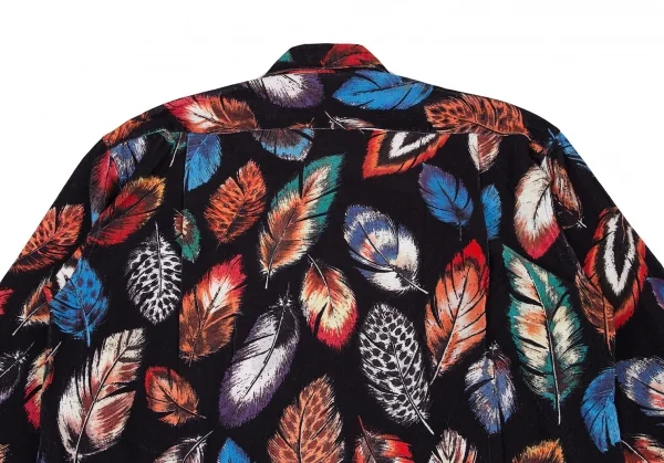 Paul Smith LONDON Feather Printed Corduroy Long Sleeve Shirt K-105894_011