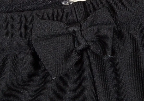 ジャンポールゴルチエJPG ポリストレッチリボンショートパンツ 黒40 K-105914_003
