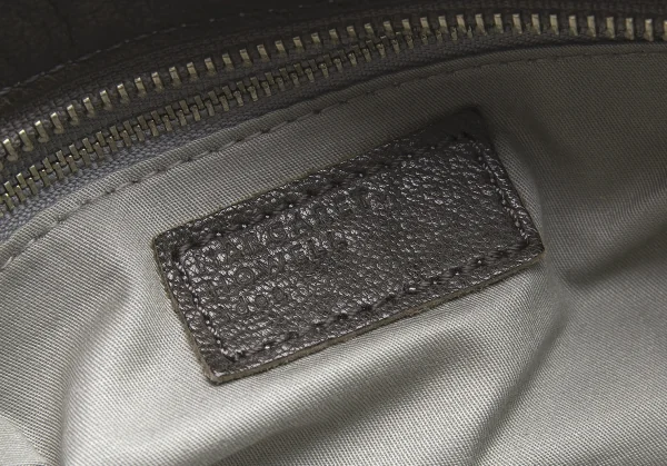 マーガレットハウエル アイデア MARGARET HOWELL idea レザーショルダーバッグ カーキ K-105916_020