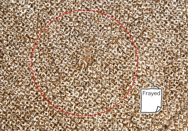 イッセイ ミヤケISSEY MIYAKE フリンジマフラー 茶白 K-105926_003