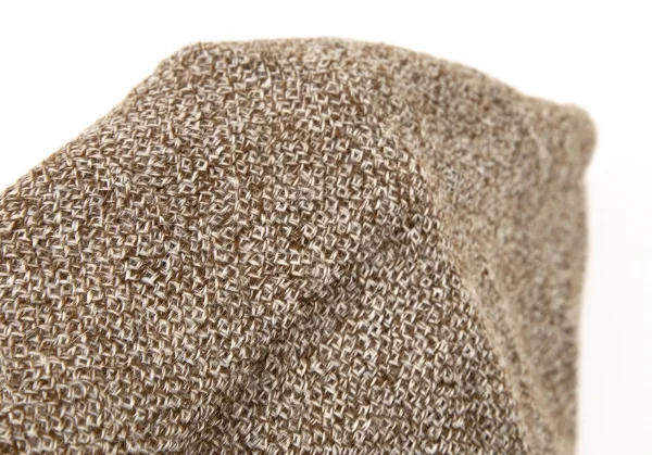 イッセイ ミヤケISSEY MIYAKE フリンジマフラー 茶白 K-105926_005