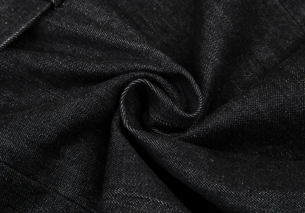 ジュンヤワタナベ コムデギャルソンJUNYA WATANABE COMME des GARCONS コットン別珍切替デニムトレンチコート 黒M位 K-105966_018