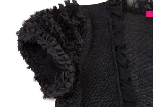 DOLLY GIRL BY ANNA SUI Frill Design Short Cardigan K-105978_005