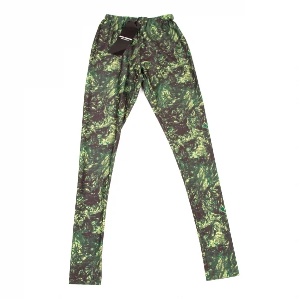JUNYA WATANABE Graphic Print Leggings Pants Green S K-106000_001