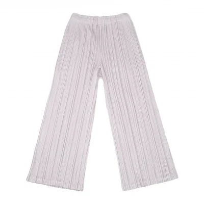 プリーツプリーズPLEATS PLEASE メロープリーツパンツ ライトグレー