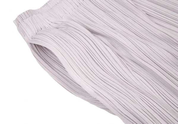 プリーツプリーズPLEATS PLEASE メロープリーツパンツ ライトグレー2 K-106013_003