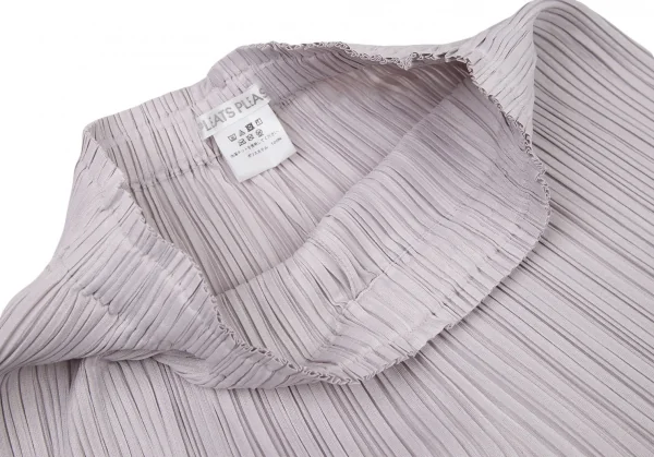 プリーツプリーズPLEATS PLEASE メロープリーツパンツ ライトグレー2 K-106013_004