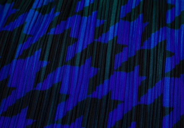 プリーツプリーズPLEATS PLEASE ハウンドトゥースメッシュレイヤードスカート 青黒M位 K-106022_010